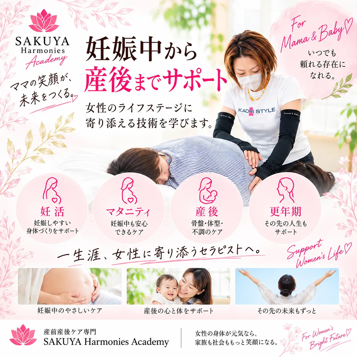 妊娠中から産後まで女性に寄り添える技術